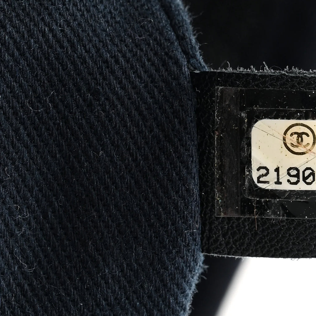 Chanel Denim Medium Deauville Tote Dark bluish black Used like New Resale section of Store