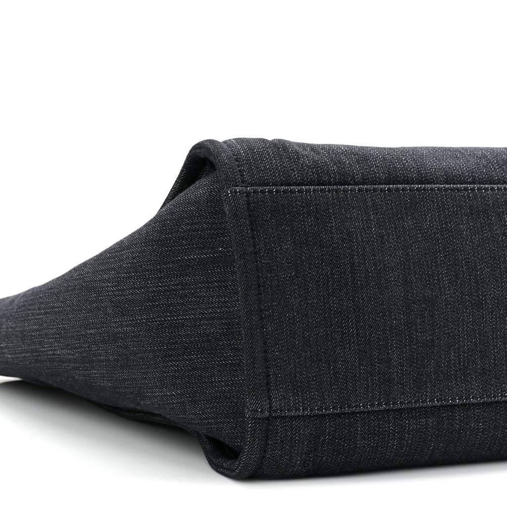 Chanel Denim Medium Deauville Tote Dark bluish black Used like New Resale section of Store