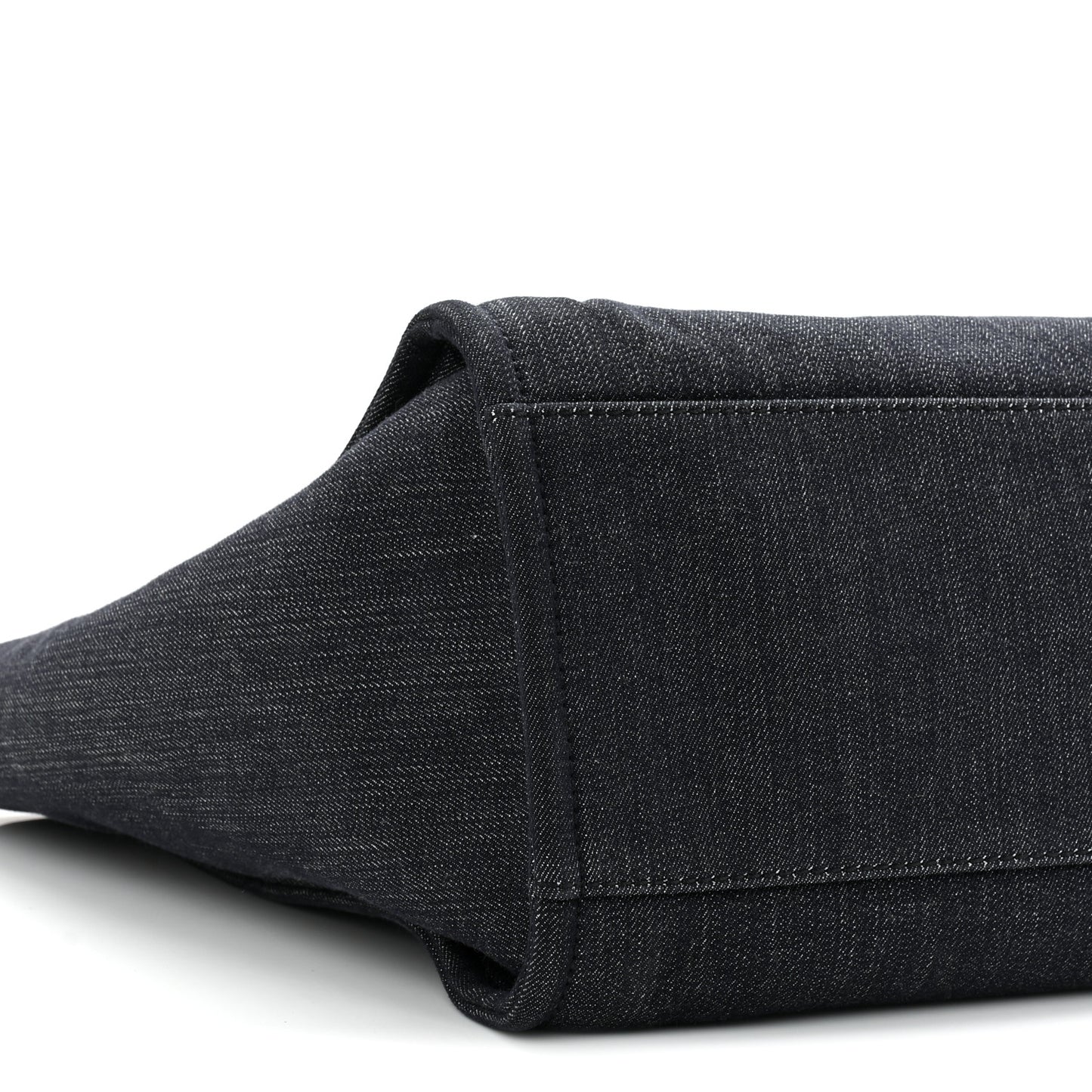 Chanel Denim Medium Deauville Tote Dark bluish black Used like New Resale section of Store