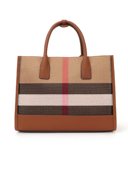 Plaid Designer Large Tote Bag NEW